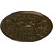 Ekena Millwork Versailles Ceiling Medallion (Fits Canopies up to 3 1/4"), Hand-Painted Brass, 33"OD x 1 3/4"P CM33VEBRS - alternate 4